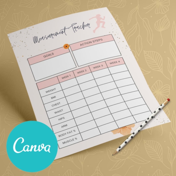 Fitness Canva Planner