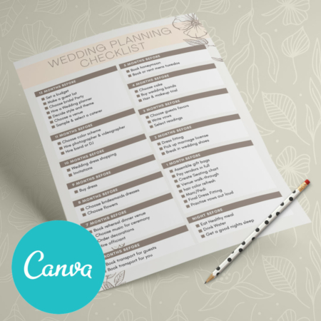 Wedding Canva Planner